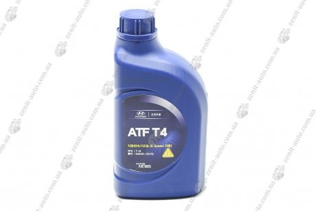 Олива АКПП ATF T4 1 л нп/с Mobis Hyundai/Kia/Mobis 04500-00170