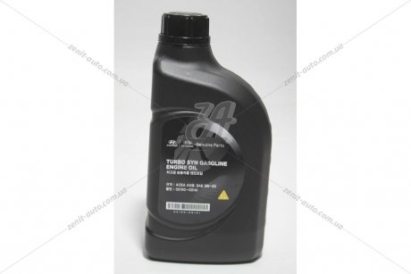 Масло ДВС 5W-30 1 л Turbo Syn Gasoline ACEA A5 синт. Mobis Hyundai/Kia/Mobis 05100-00141