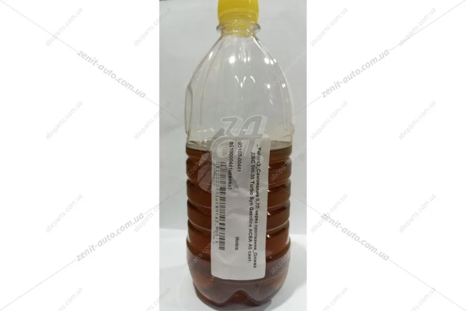 _Уцінка3_Самоналив 0,7Л через протікання_Олива ДВС 5W-30 Turbo Syn Gasoline ACEA A5 синт. (05100-00441) Mobis Hyundai/Kia/Mobis '0510000441UCENKA3 (фото 1)