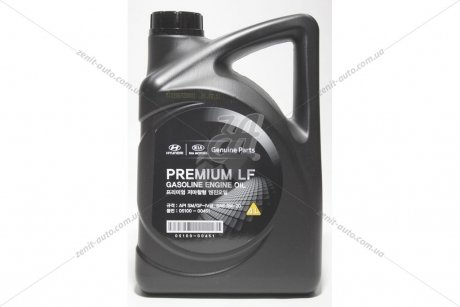 Масло ДВС 5W-20 4 л Premium LF Gasoline SM/GF-4 синт. Mobis Hyundai/Kia/Mobis 05100-00451