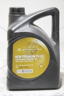 Масло ДВС 0W-20 4 л New Premium Plus SN+ синт. Mobis Hyundai/Kia/Mobis 05100-00481