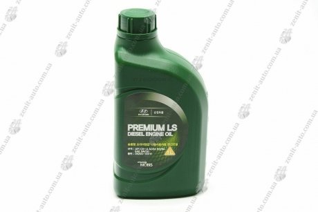 Масло ДВС 5W-30 1 л Premium LS Diesel п/с CH-4, B3/B4 Mobis Hyundai/Kia/Mobis 05200-00111