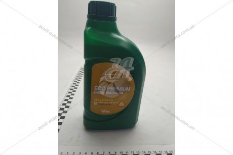 Масло ДВС 0W-30 1 л Eco Premium Diesel синт. ACEA C2 Mobis Hyundai/Kia/Mobis 05200-00140