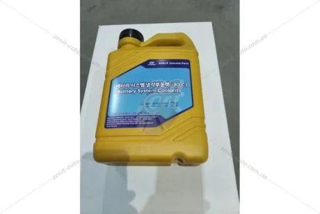 Антифриз Battery System Coolant (концентрат) (-30С) 2л (синій) для охолодження акумуляторної системи електромобіля (07100-J2B21) Mobis Hyundai/Kia/Mobis '07100J2B21