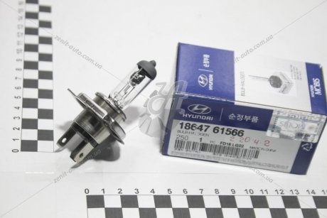 Лампа фары H4 12V 60/55W Mobis Hyundai/Kia/Mobis 18647-61566