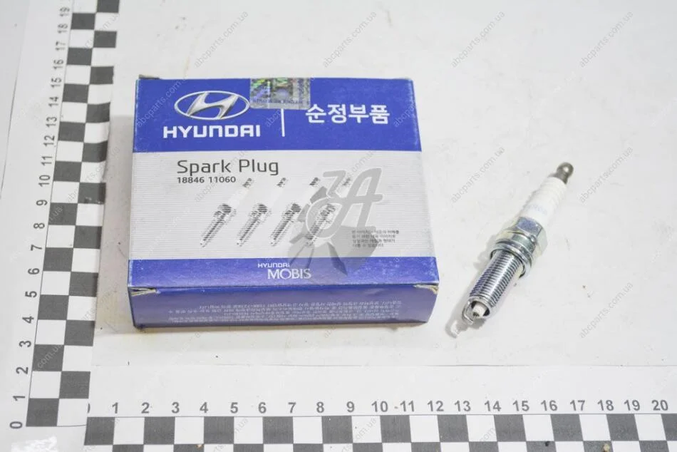 Свічка запалювання Mohave (08-15) 3.8i IRIDIUM Mobis Hyundai/Kia/Mobis 18846-11060 (фото 1)