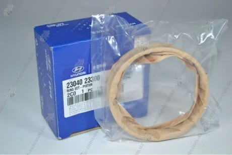 Кільця поршневі STD Tucson (04-10) 2000 CC - BETA,DOHC - MPI Mobis Hyundai/Kia/Mobis 23040-23300
