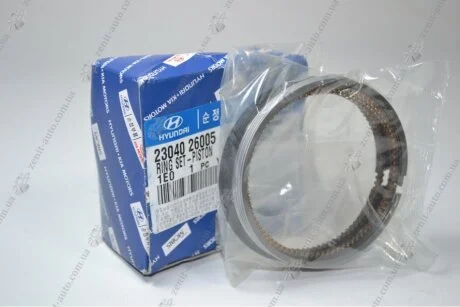 Кільця поршневі STD 1400 CC - ALPHA Mobis Hyundai/Kia/Mobis 23040-26005