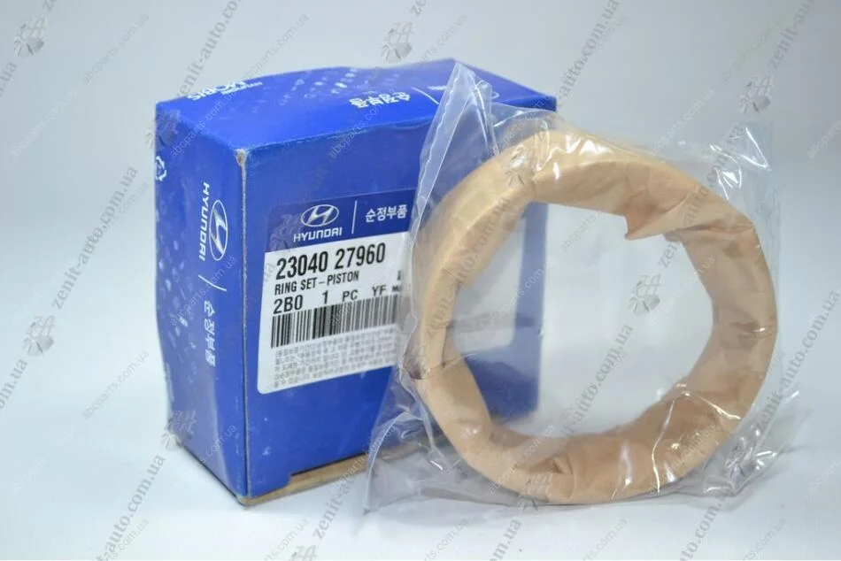 Кольца поршневые STD Santa fe (06-) 2200 CC - D,SOHC - TCI,DIESEL Mobis Hyundai/Kia/Mobis 23040-27960 (фото 1)