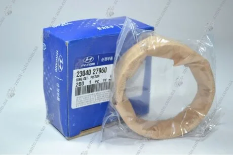 Кільця поршневі STD Santa fe (06-) 2200 CC - D,SOHC - TCI,DIESEL Mobis Hyundai/Kia/Mobis 23040-27960