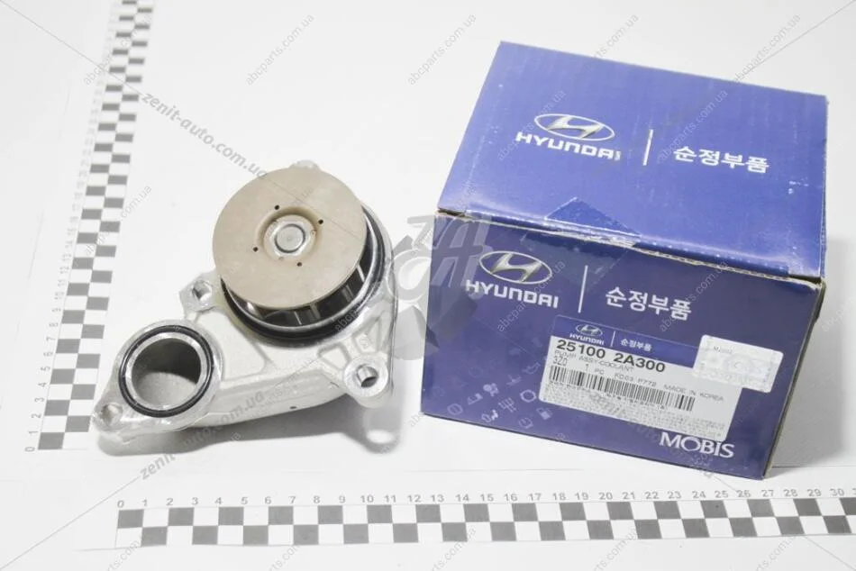 Насос водяний Tucson/Sportage (10-, 15-) 1700 CC - U2 / Ceed (12-, 15-)1.4/1.6 U2 Diesel Mobis Hyundai/Kia/Mobis 25100-2A300 (фото 1)