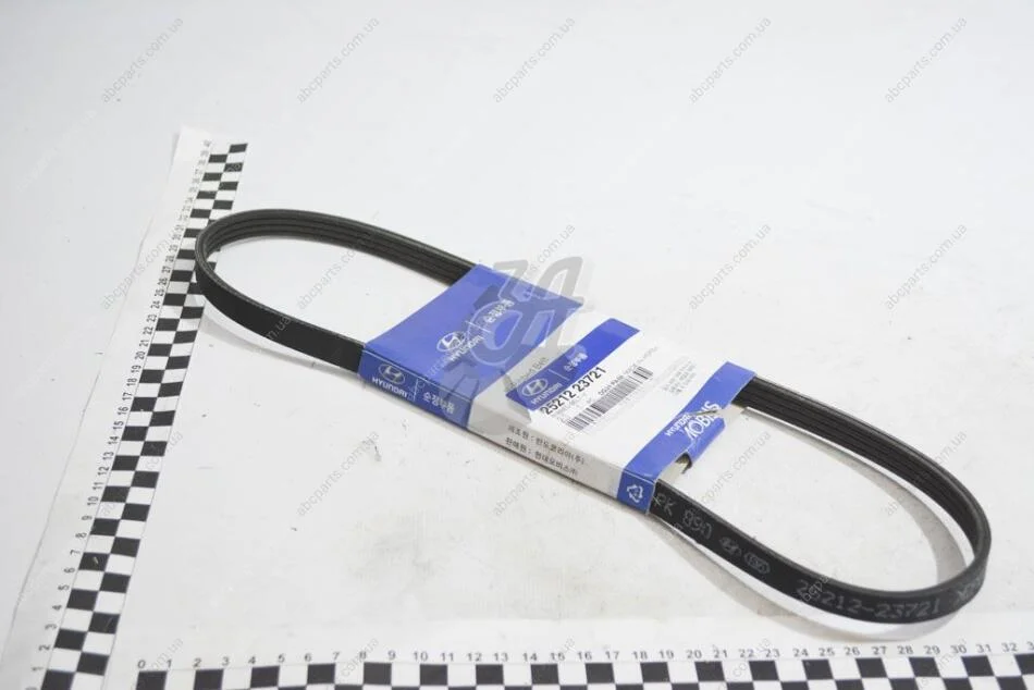 Ремінь полікліновий 4PK890 Mobis Hyundai/Kia/Mobis 25212-23721 (фото 1)