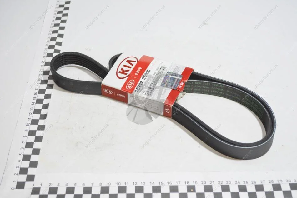 Ремінь генератора 6PK1281 Mobis Hyundai/Kia/Mobis 25212-2E820 (фото 1)