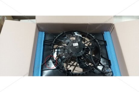 _Уцінка_потрібна заміна диффузора, тріщина_див фото_не підлягає поверненню_Вентилятор охолодження радіатора ДВЗ (253803R610) Mobis Hyundai/Kia/Mobis '253803R610UCENKA