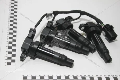 Котушка запалювання (комлект 4шт + проводка) Mobis Hyundai/Kia/Mobis 27300-2B000