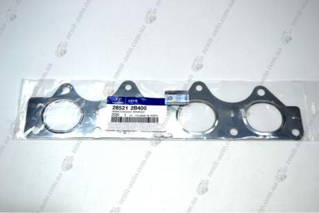 Прокладка коллектора выпускного Accent (11-) 1600 CC - GAMMA Mobis Hyundai/Kia/Mobis 28521-2B400