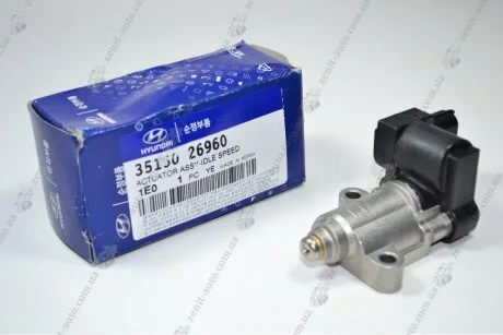Регулятор холостого хода Accent (06-) 1.4i/1.6i Mobis Hyundai/Kia/Mobis 35150-26960