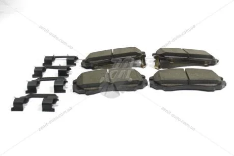 Колодки гальмівні передні (58101-1FA50) Mobis Hyundai/Kia/Mobis '581011FA50