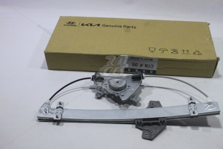 Склопідіймач двері передньої лівої Solaris (11-) (82403-1R110) Mobis Hyundai/Kia/Mobis '824031R110