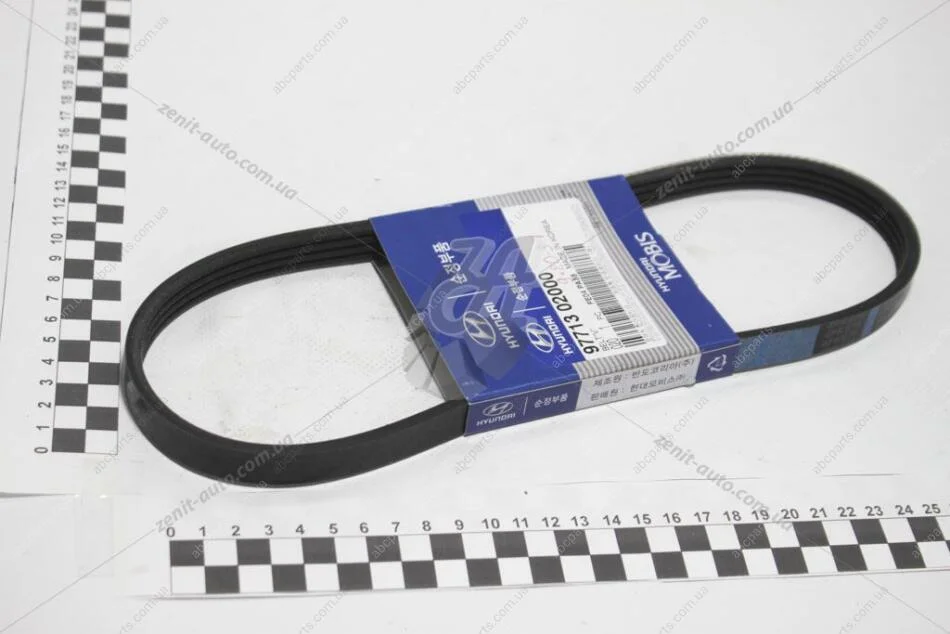 Ремень поликлиновый 4PK675 Mobis Hyundai/Kia/Mobis 97713-02000 (фото 1)