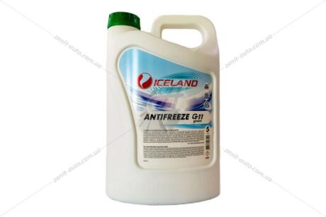 Антифриз G11 Green (-24C), 5л, (зеленый) ICELAND 6572