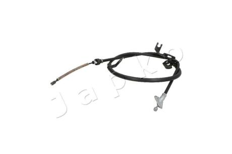 Трос стоянкового гальма зад. лiвий Peugeot 107 2005/06- JAPKO 1312050L