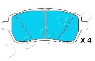 Колодки гальмівні передні дискові Ford Fiesta VI (08-)/Mazda 2 (07-) JAPKO '500089