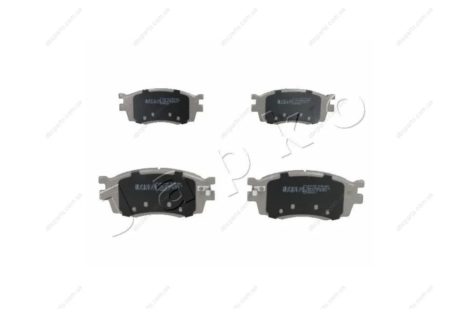 Колодки тормозные передние Hyundai Accent III, i20 / Kia Rio II 1.4-1.6 (05-12) JAPKO 50K12 (фото 1)