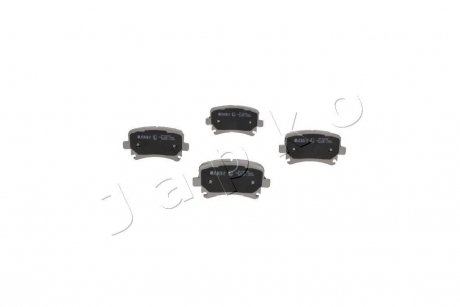 Колодки тормозные зад. Audi A6, Q3/ Seat Alhambra/Passat, CC, Sharan, Tiguan 1.4-4.2 (04-) JAPKO 510007