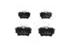 Колодки тормозные дисковые задние Trafic II, III / Opel Vivaro I, II / Nissan Primastar 1.6 CDTI-2.5 DTI (01-) (14-) JAPKO 51109 (фото 1)