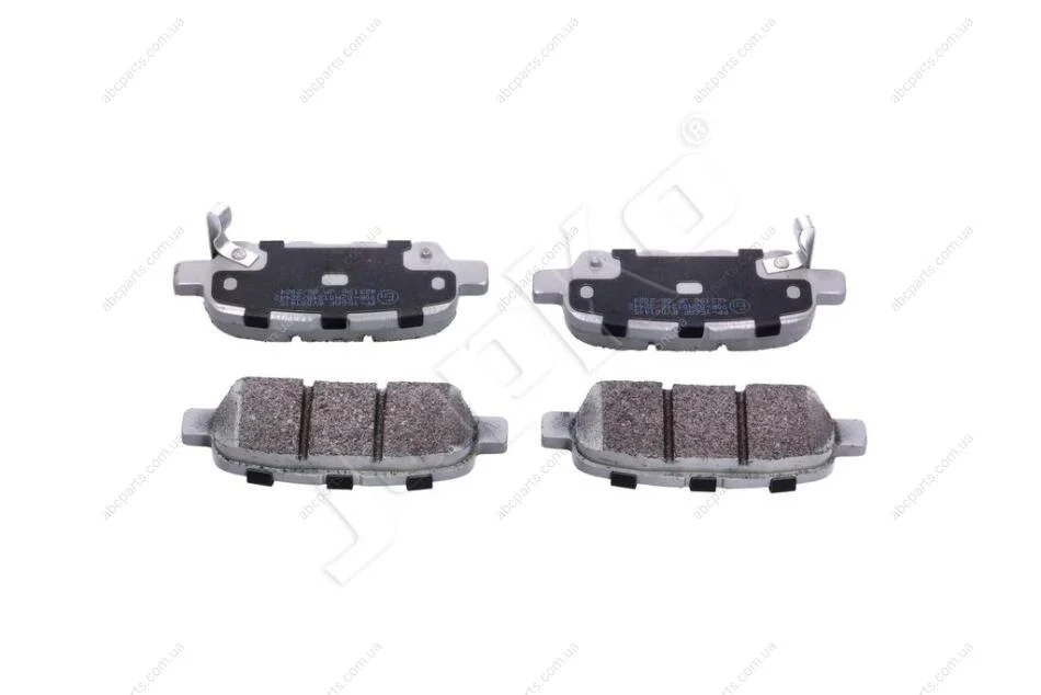 Колодки гальмівні задні Nissan Juke (10-), Leaf (10-)/Infiniti EX (08-), G (07-), M (10-), Q, QX (13-) JAPKO '51156 (фото 1)