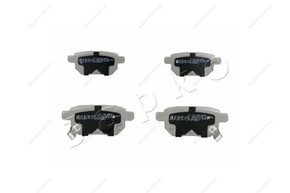 Колодки тормозные дисковые задние Toyota Verso, Yaris II, Auris, (05-16) / Subaru Trezia (10-) JAPKO 51214 (фото 1)