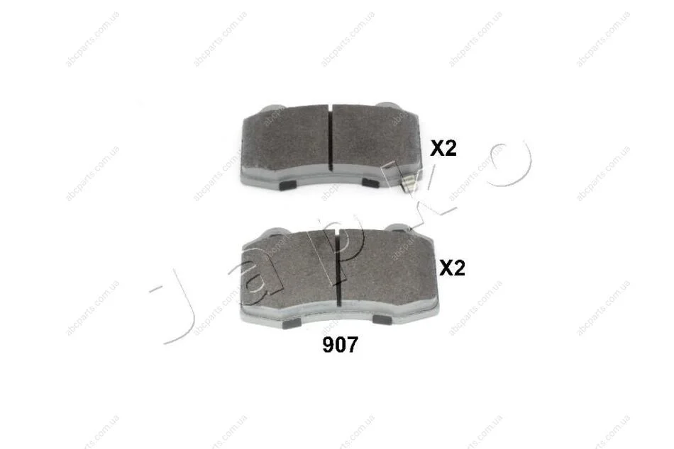 Колодки гальмівні задні Jeep Grand Cherokee/Chrysler 300C/Chevrolet Camaro (04-,10-) JAPKO '51907 (фото 1)