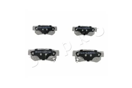 Колодки гальмівні задні дискові Hyundai Santa Fe II (06-12), Elantra 1.6 (05-11) JAPKO 51H04