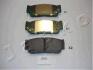 Колодки тормозные задние KIA Sorento (02-)/SsangYong Kyron, Rexton (05-) JAPKO '51S02 (фото 1)