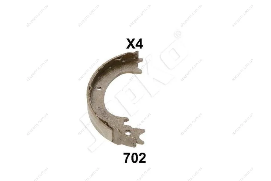 Колодки гальмівні барабанні задні Lexus RX (08-)/Mitsubishi Pajero IV (06-)/Subaru Tribeca (05-) JAPKO '55702 (фото 1)