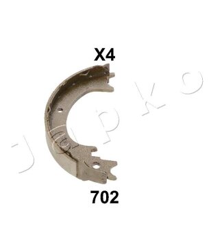 Колодки гальмівні барабанні задні Lexus RX (08-)/Mitsubishi Pajero IV (06-)/Subaru Tribeca (05-) JAPKO '55702