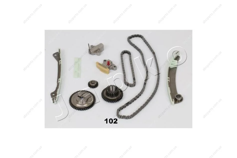 К-кт ланцюга ГРМ Nissan Qashqai, X-Trail 2.0, Tiida 1.8 (04-18) (KJK102) JAPKO 'KJK102 (фото 1)