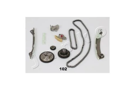 К-кт ланцюга ГРМ Nissan Qashqai, X-Trail 2.0, Tiida 1.8 (04-18) (KJK102) JAPKO 'KJK102