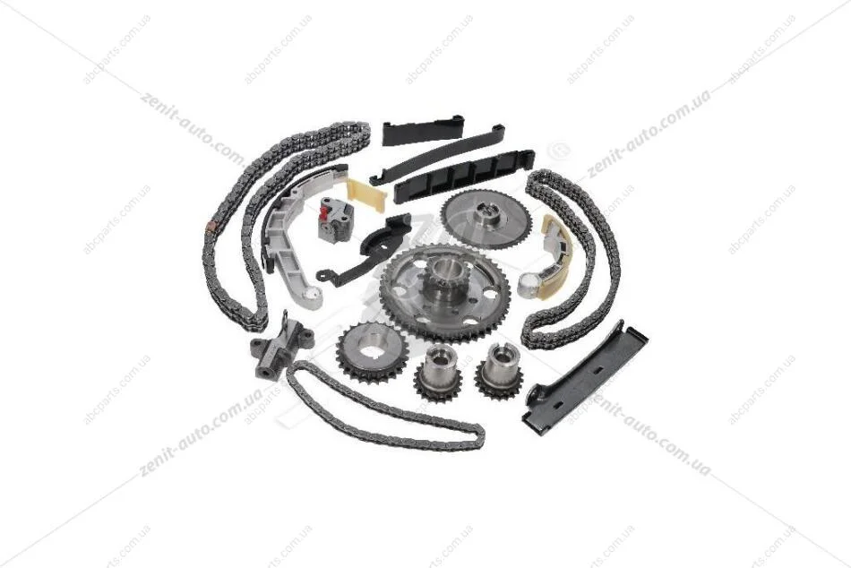 К-кт цепи ГРМ (18 деталей) Nissan Navara D22, D40 (02-), X-Trail (01-) 2.5 dCi, 2.2 dCi (KJK116) JAPKO 'KJK116 (фото 1)