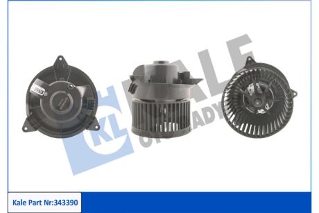 Електровентилятор обігрівача Ford Focus (99-), Mondeo (01-), Transit Connect (02-) OTO RADYATOR Kale 343390