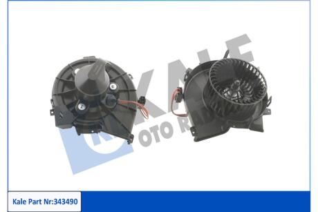 Электровентилятор отопителя Opel Combo, Corsa C (01-), Tigra (05-) OTO RADYATOR Kale '343490