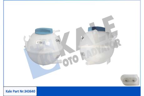 Бачок розширювальний Audi A3 (03-), Q3 (11-)/Seat Alhambra (10-), Altea (06-)/Skoda Octavia (04-) OTO RADYATOR Kale 343640