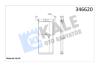 Радіатор отопителя MB Sprinter (07-)/VW Crafter (06-) OTO RADYATOR Kale '346620 (фото 1)