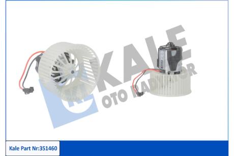 Электровентилятор отопителя BMW 5 F10 (10-), 6 F12 (11-), 7 F01 (09-) OTO RADYATOR Kale '351460