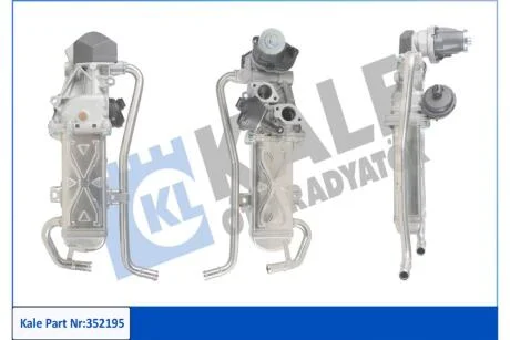Радиатор EGR AudI A1 (10-)/Seat IbIza (09-)/Skoda FabIa (10-), Rapid (12-) 1.6 Tdi KALE OTO RADYATOR Kale '352195