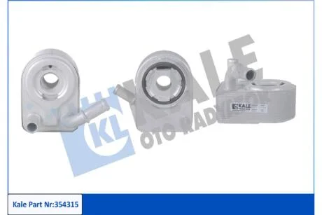 Радиатор масляный Ford Fiesta (09-), Focus (05-), Kuga (13-)/Volvo S60 (10-), S80 (07-) 1.4i, 1.6 EcoBoost KALE OTO RADYATOR Kale 354315