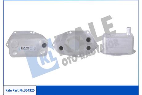 Радиатор масляный BMW 3 E46 (98-), 5 E39 (96-), 7 E38 (94-) 2.5D, 3.0D OTO RADYATOR Kale '354325