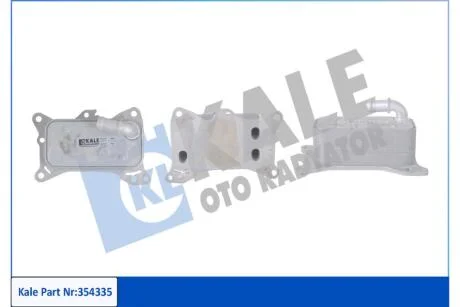 Радіатор масляний Jeep Compass, Patriot (07-)/MB C-Class, E-Class, Sprinter (09-) 2.2 CDi KALE OTO RADYATOR Kale '354335