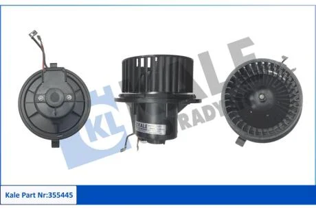 Електровентилятор обігрівача VW Golf (84-), Jetta (84-)/Seat Toledo (91-) KALE OTO RADYATOR Kale '355445